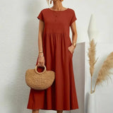 Céleste - Midi Dress with Pockets