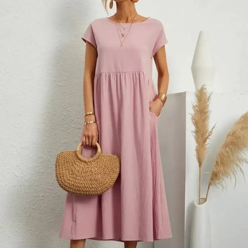 Céleste - Midi Dress with Pockets