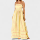 Dahlia - Long Striped Dress