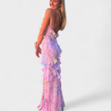 Renée - Long Dress with Ruffles
