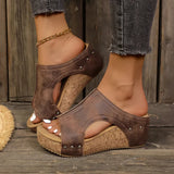 Sarah - Lumi Stud Wedges