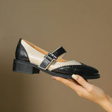 Angela Leather Mary Janes