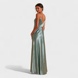 Iris - Long Satin Dress