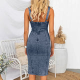 Joséphine - Elegant Denim Dress