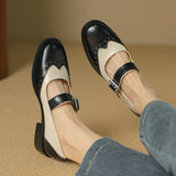 Angela Leather Mary Janes