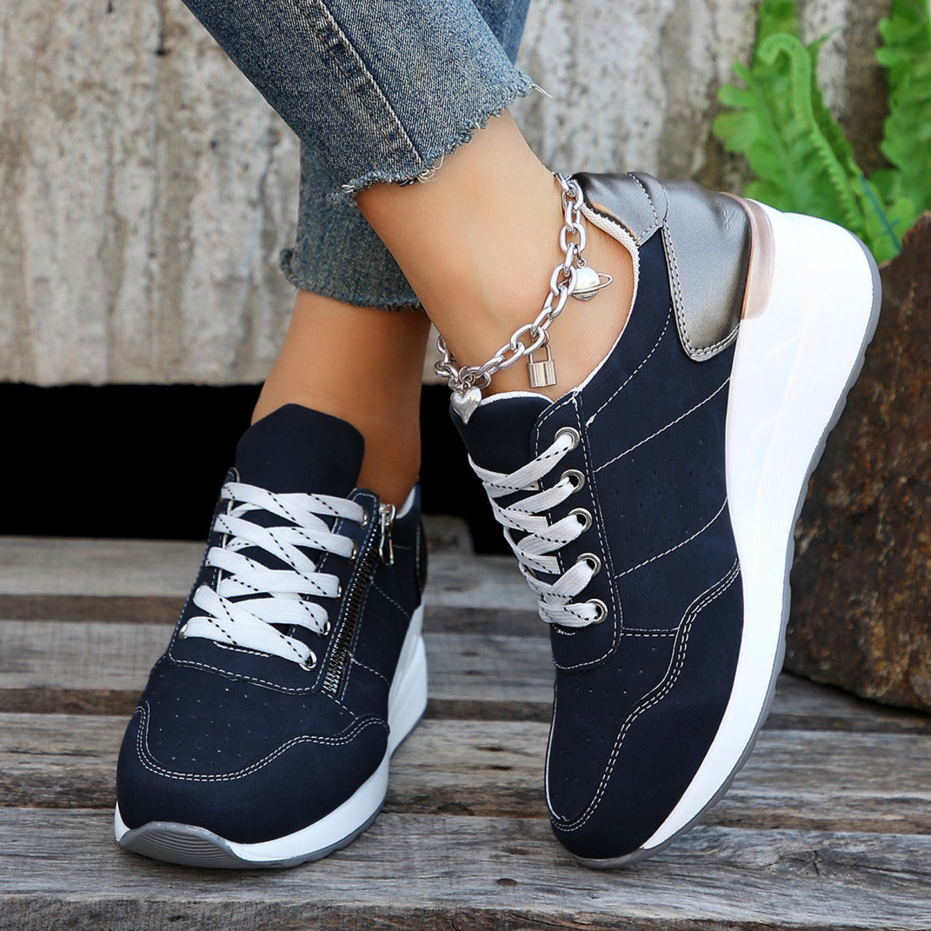 Naomi - Zip-Up Orthopedic Sneakers