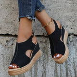 Cara - Relaxed Wedge Sandals