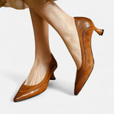 Fiona Leather Heels