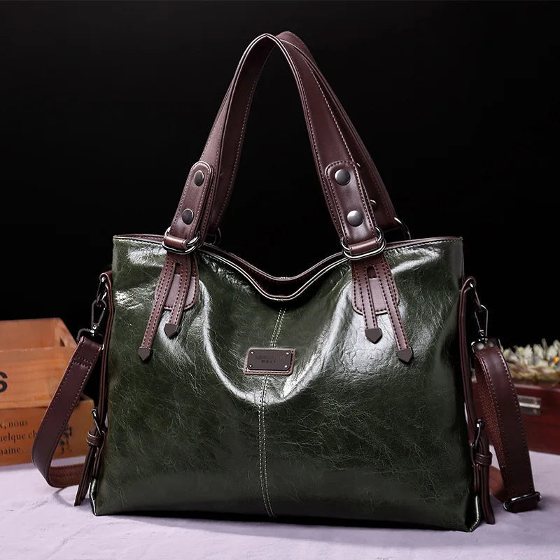 Laurie - Women Refined Soft Leather Tote Bag