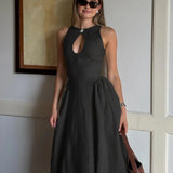 Valérie - Elegant Midi Dress