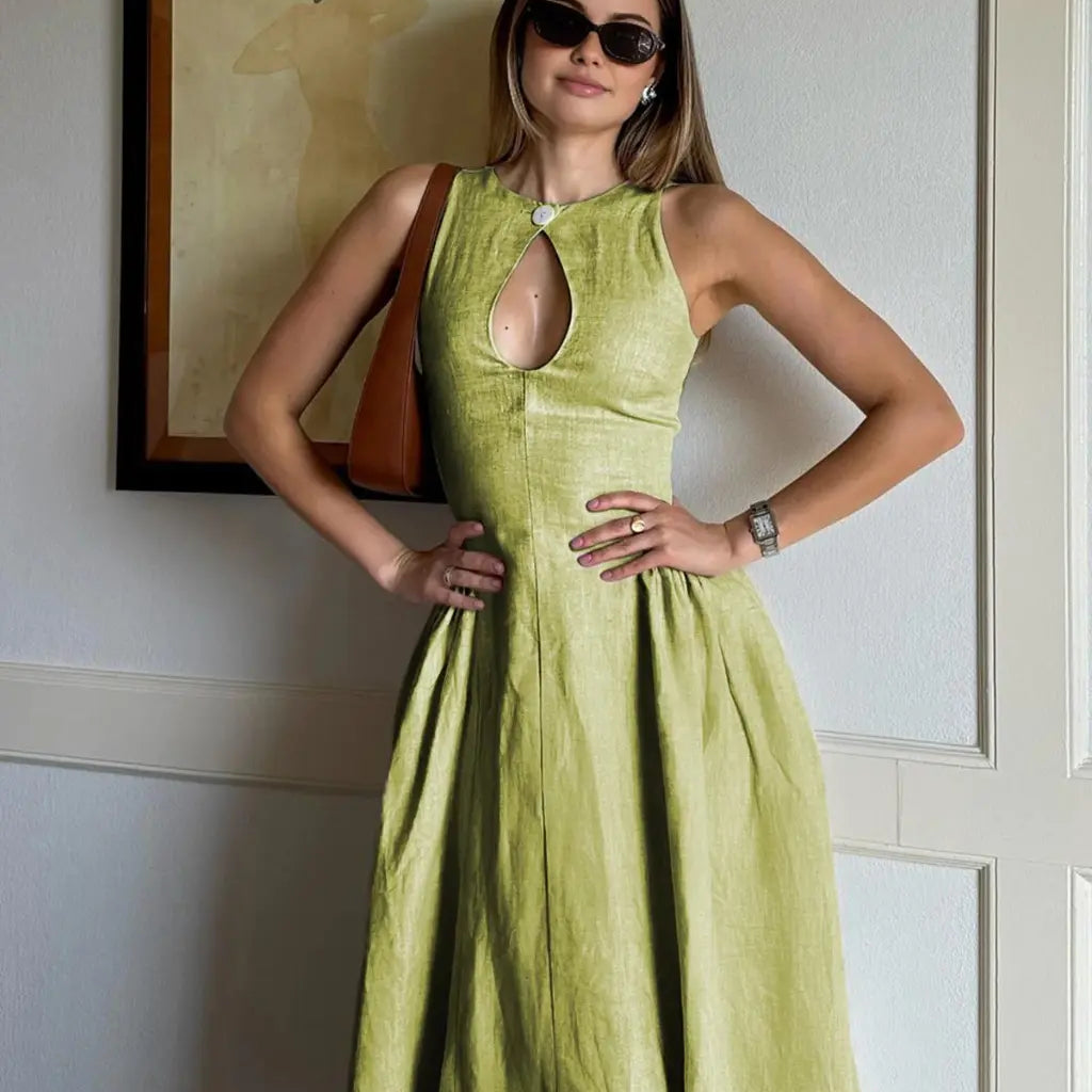 Valérie - Elegant Midi Dress
