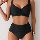 Gemma - High-Waisted Summer Swimsuit