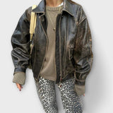 Chandra - Vintage leopard print jeans