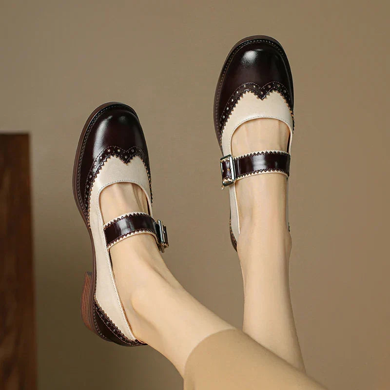 Angela Leather Mary Janes