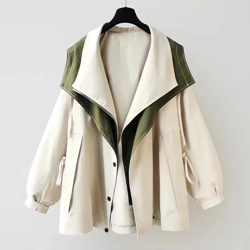 Diane - Elegant Windbreaker Jacket