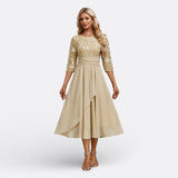 Monique - Lace Dress with Short Sleeves