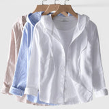 Claire - Elegant Hooded Blouse