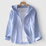 Claire - Elegant Hooded Blouse