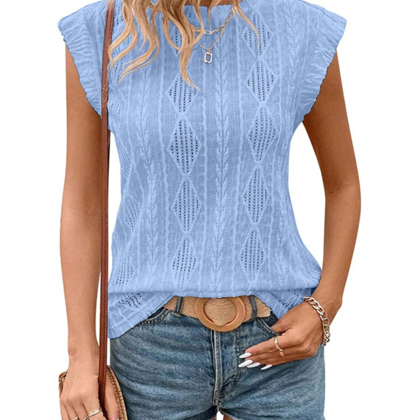RUBY - Women Lightweight Knit Chic Tee