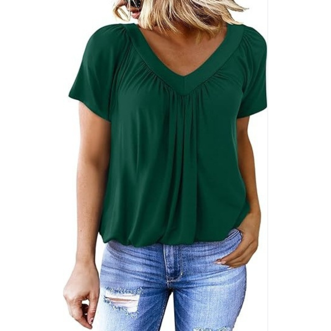 KYLIE - Women Casual V-Neck Top