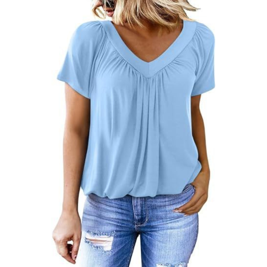 KYLIE - Women Casual V-Neck Top