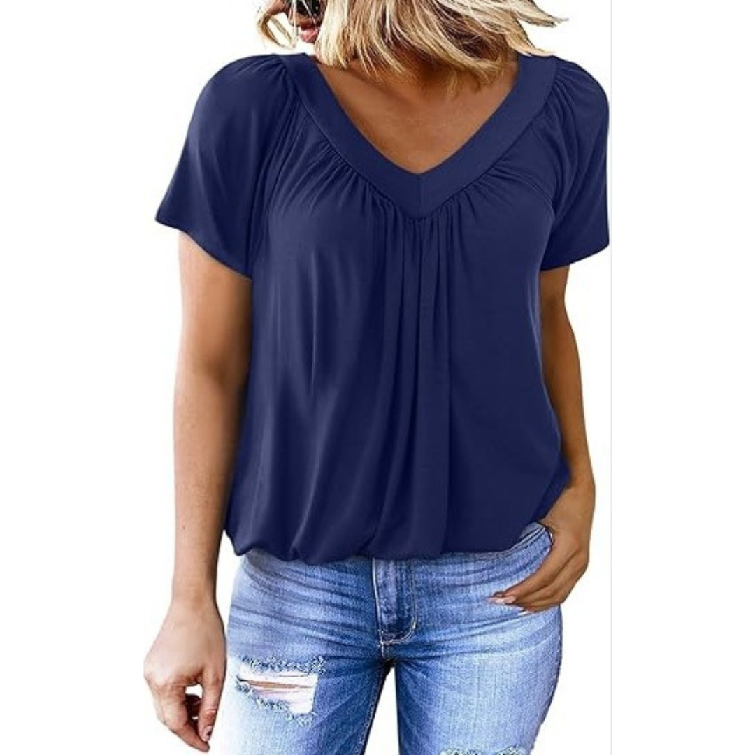KYLIE - Women Casual V-Neck Top
