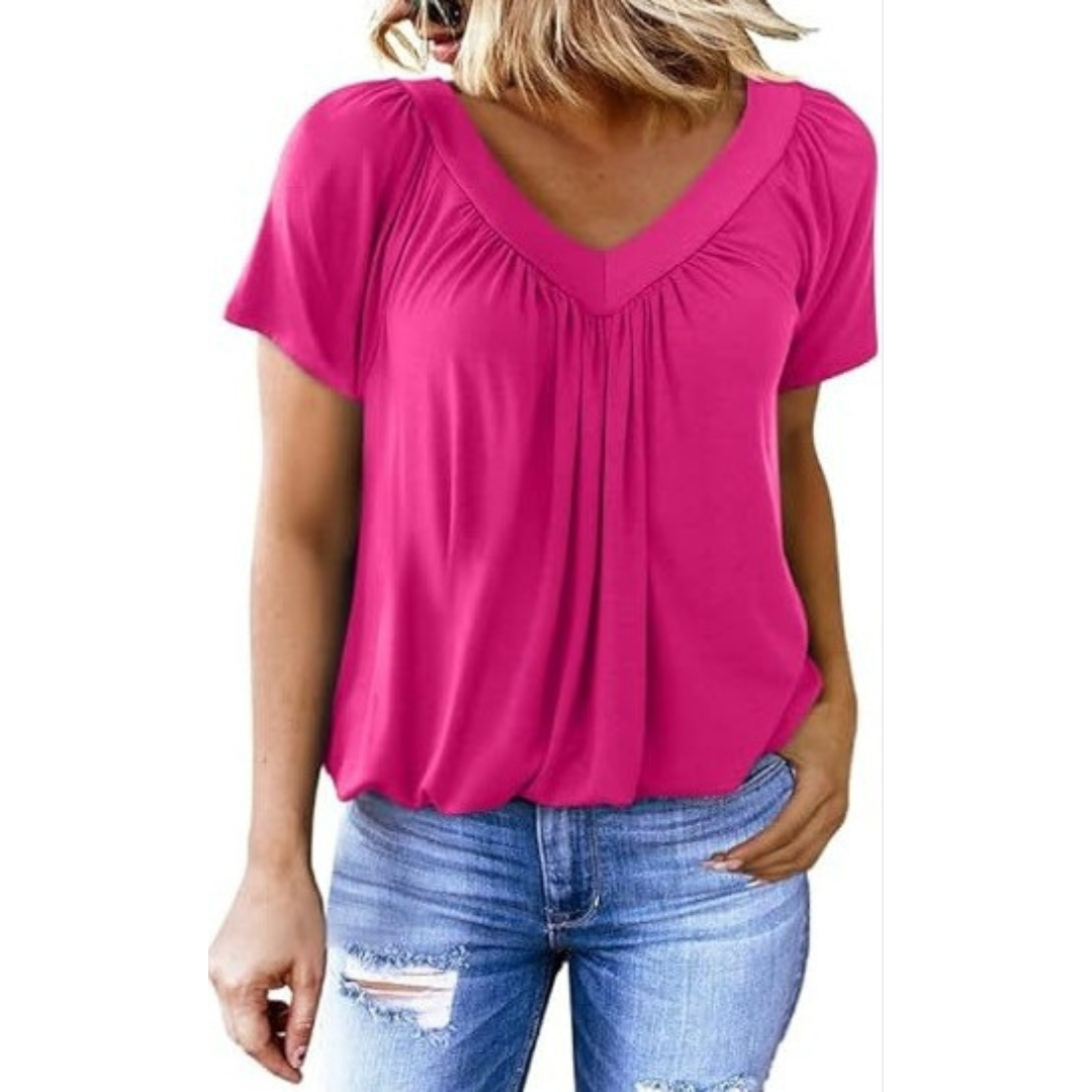 KYLIE - Women Casual V-Neck Top