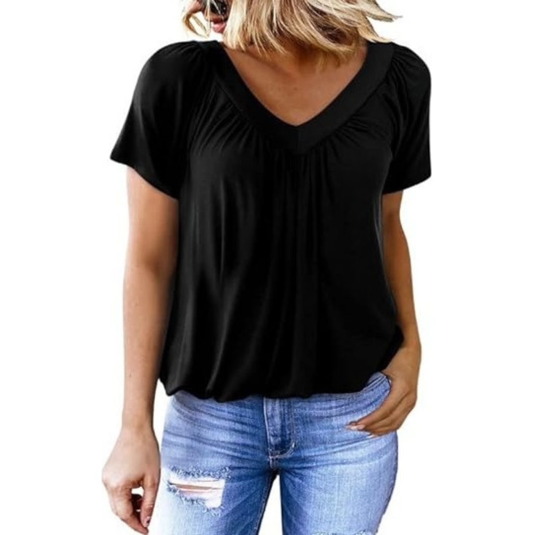 KYLIE - Women Casual V-Neck Top