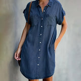 Morgan - Button-Up Shirt Dress