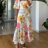 Morgan - Floral Midi Dress