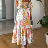 Morgan - Floral Midi Dress