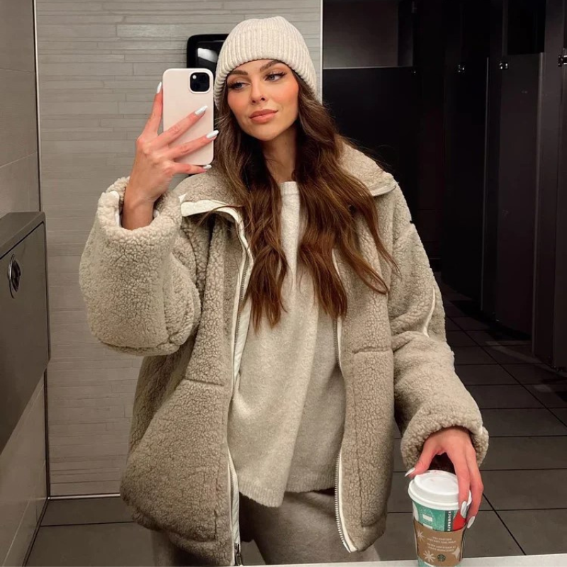 Madeline - Soft Teddy Coat