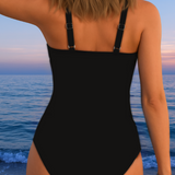 Katherine - Elegant swimsuit with colourful print