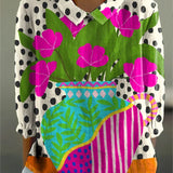Sylvie - Artistic Bloom Blouse