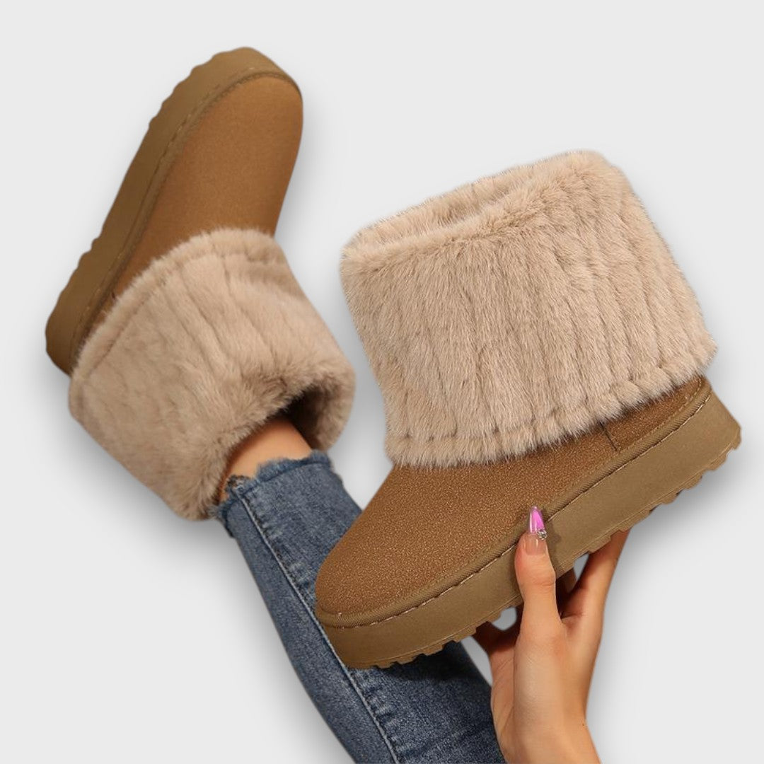 Ashley - Fluffy faux-fur winter boots