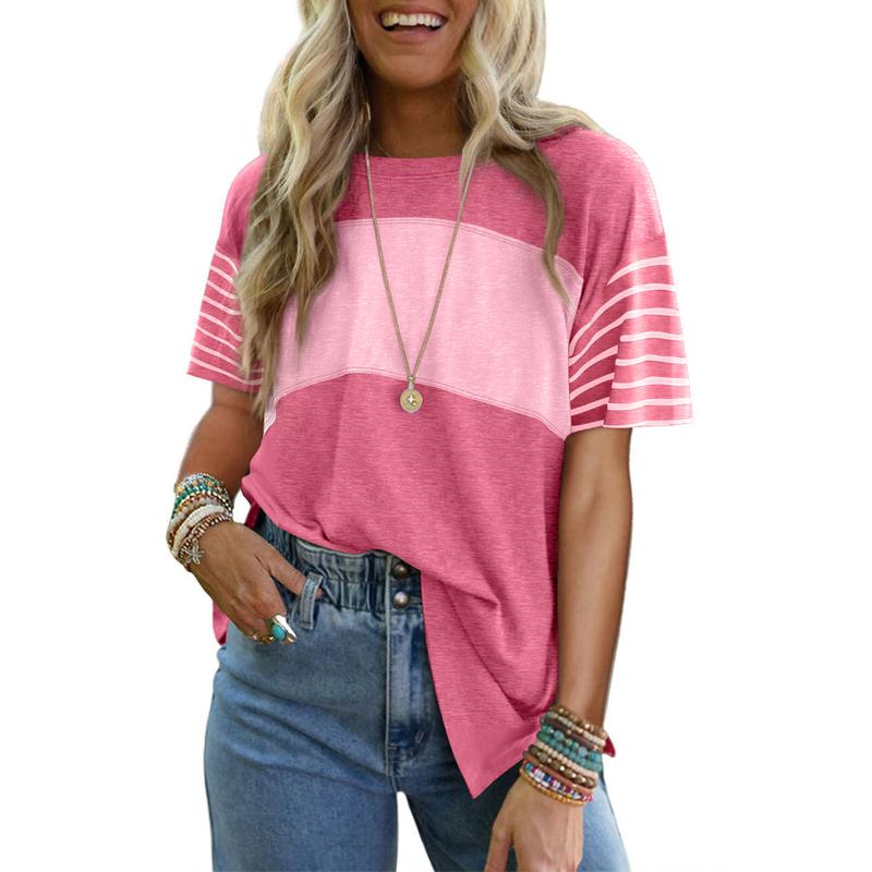 CARA - Everyday Breathable Stripe Crewneck