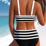 Florence - High Waist Striped Bikini