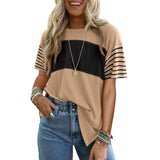 CARA - Everyday Breathable Stripe Crewneck