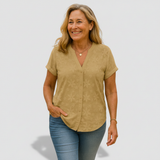 Sophie - Cotton-Linen Comfort Top