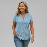Sophie - Cotton-Linen Comfort Top