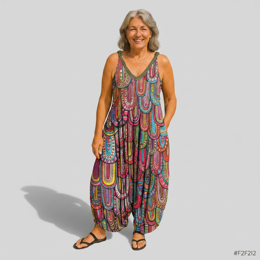Laura - Wide-Leg Flowy Jumpsuit