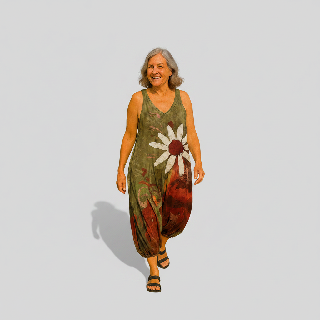 Laura - Wide-Leg Flowy Jumpsuit