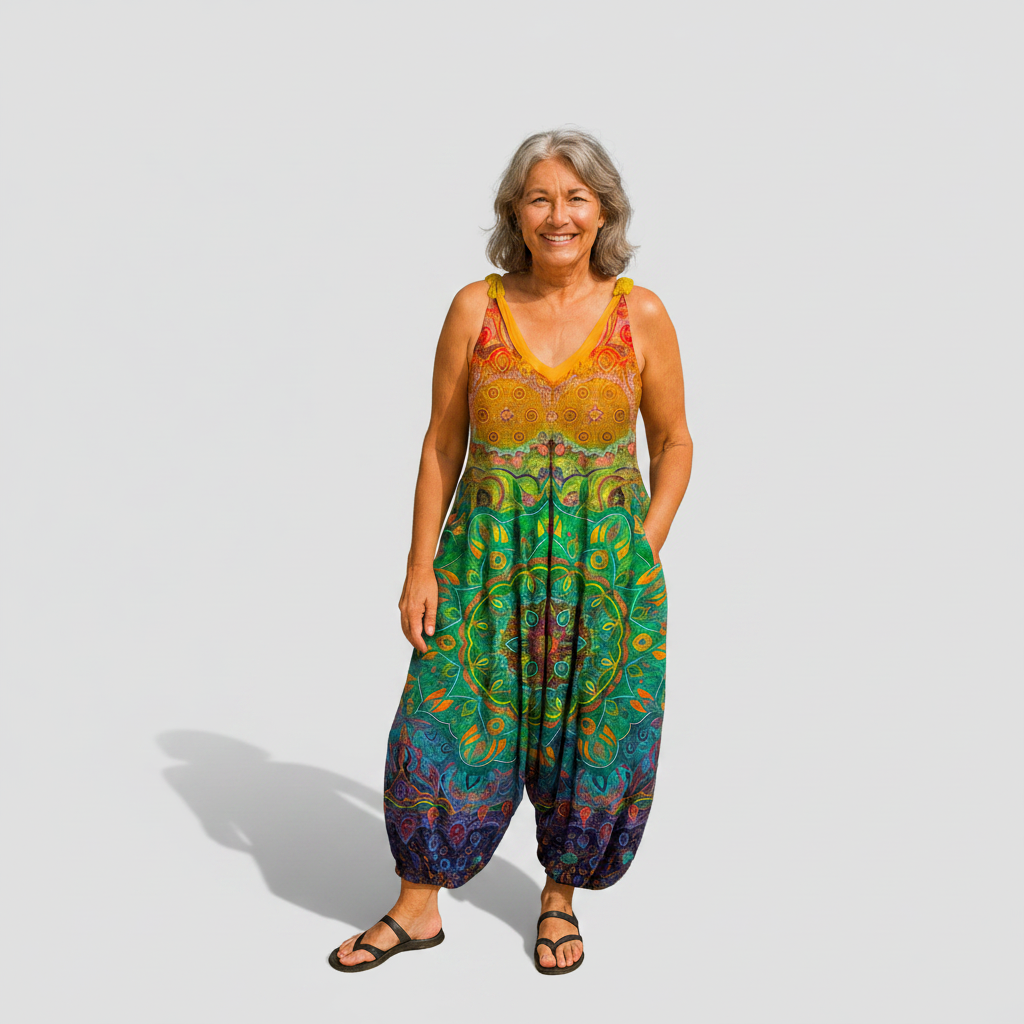 Laura - Wide-Leg Flowy Jumpsuit