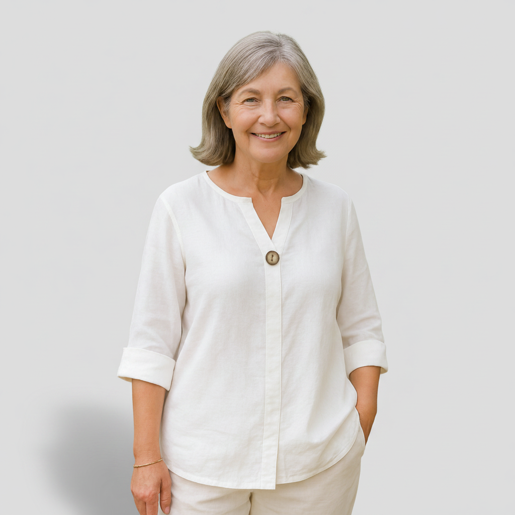 Emma - Lightweight Draped Blouse