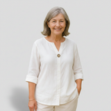 Emma - Lightweight Draped Blouse