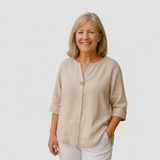 Emma - Lightweight Draped Blouse