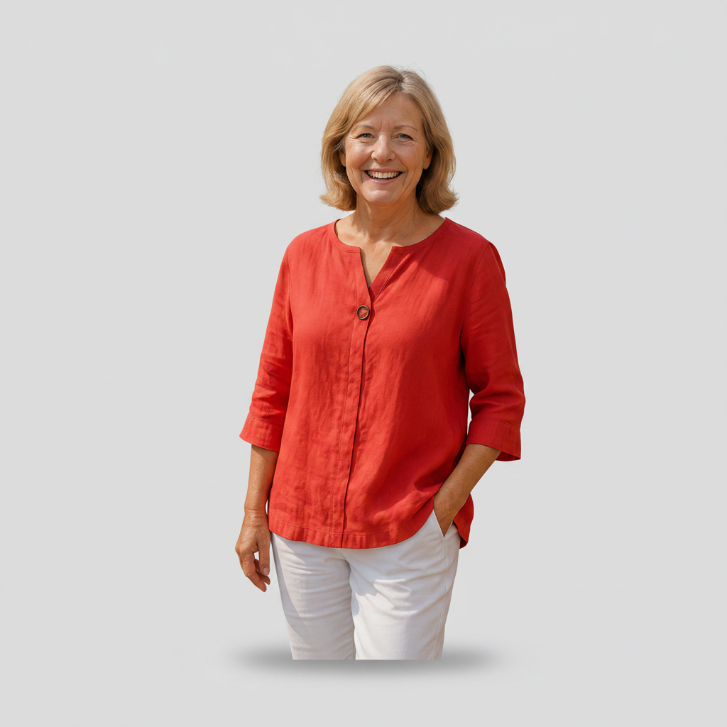Emma - Lightweight Draped Blouse