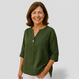 Emma - Lightweight Draped Blouse