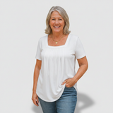 Émilie - Pleated Comfort Top