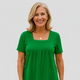Émilie - Pleated Comfort Top